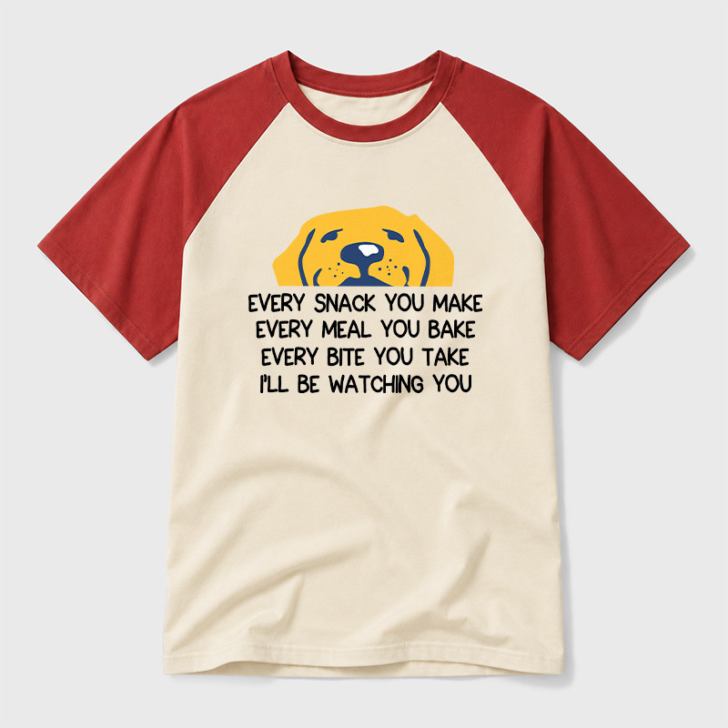 Every Snack You Make Geek Retro Raglan T-Shirt
