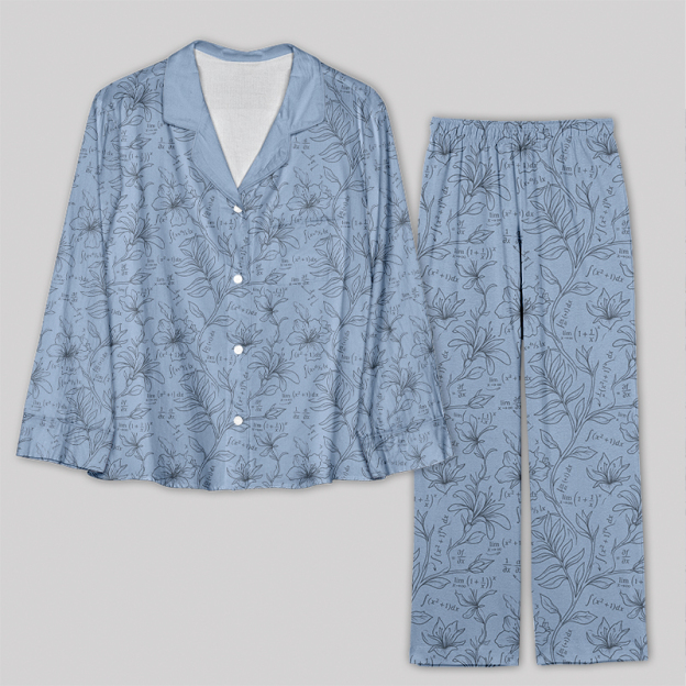 Floral Branch Function Geek Pajama Sets
