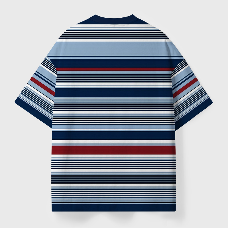 Chernobyl 1986 Industrial Striped Geek Eco Oversized Graphic Tees