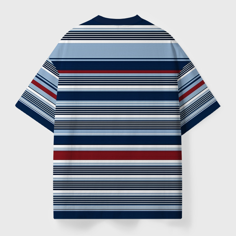 Chernobyl 1986 Industrial Striped Geek Eco Oversized Graphic Tees