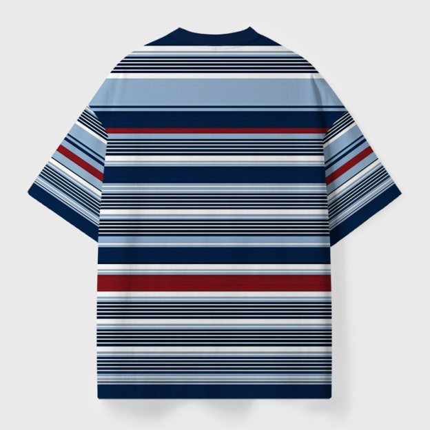 Chernobyl 1986 Industrial Striped Geek Eco Oversized Graphic Tees