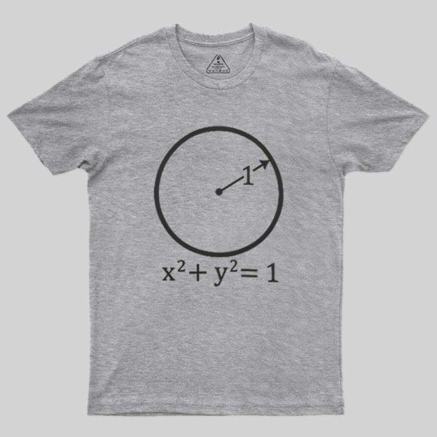 Unit Circle Math Geek T-Shirt