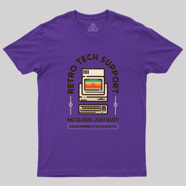 Retro Tech Support Geek T-Shirt