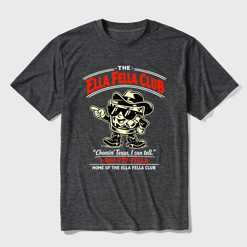 The Ella Fella Club Choosin Texas Ultra Soft Heather Tees