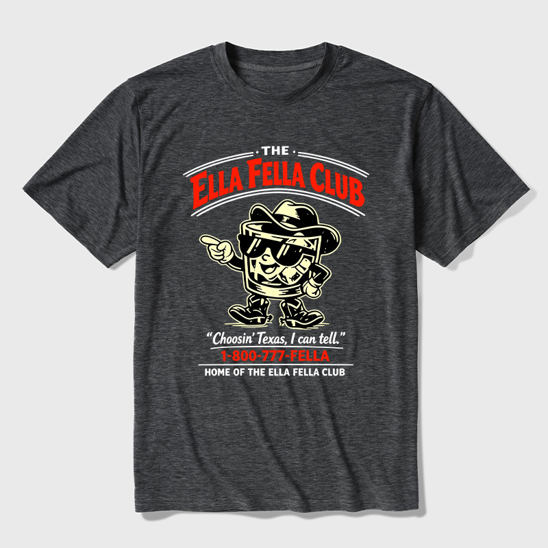 The Ella Fella Club Choosin Texas Ultra Soft Heather Tees