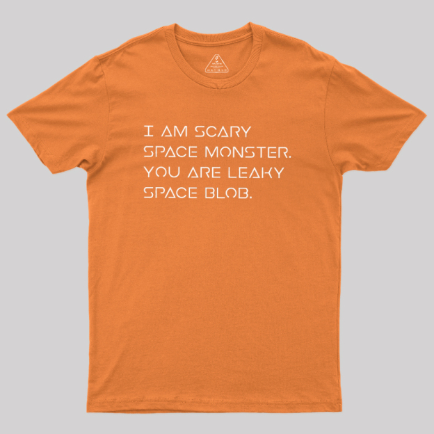 Scary Space Monster Geek T-Shirt