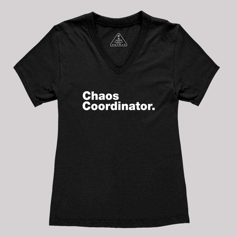 Chaos Coordinator Classic Women's V-Neck T-shirt