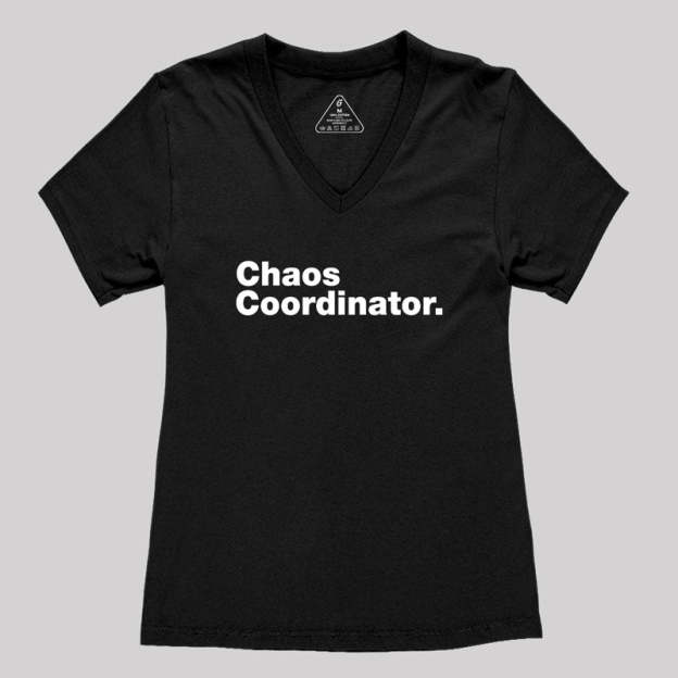 Chaos Coordinator Classic Women's V-Neck T-shirt