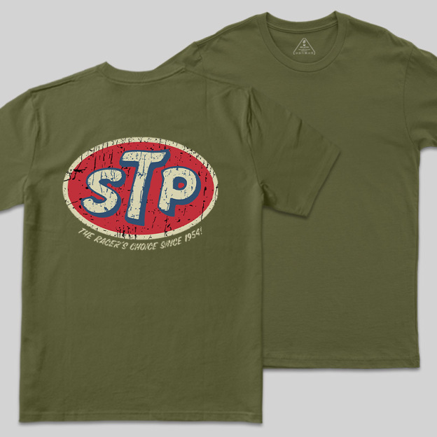 STP Racer's Choice 1954 Back Printed Geek T-Shirt