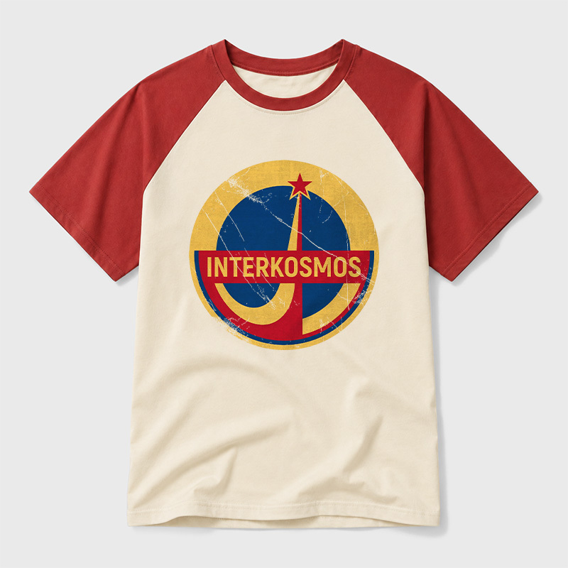 INTERKOSMOS Geek Retro Raglan T-Shirt