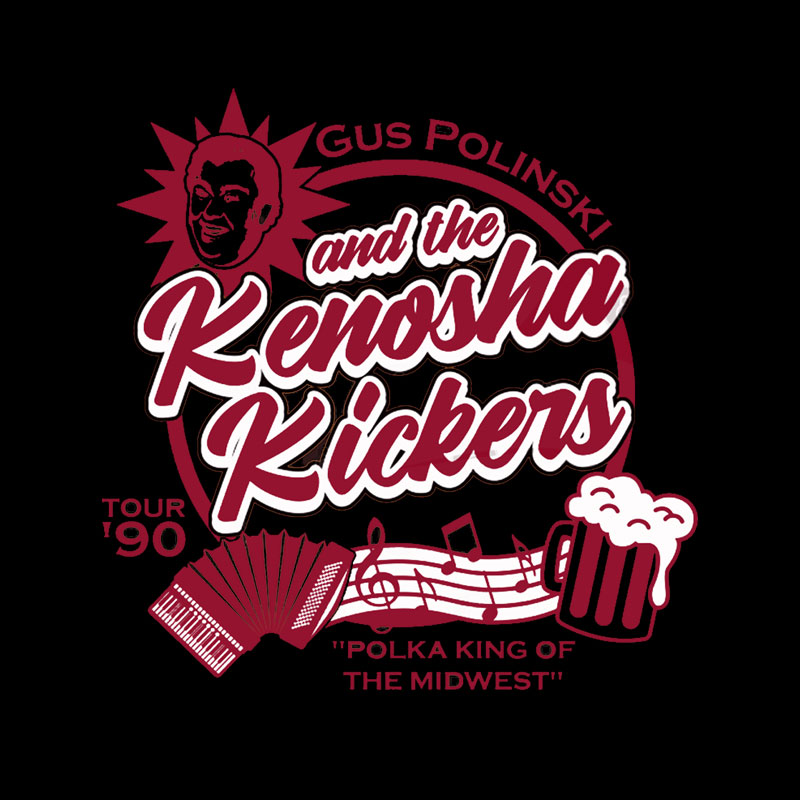 Kenosha Kickers Tour 90s Geek T-Shirt