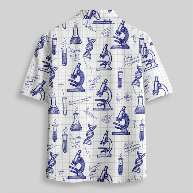 The Microscope Manuscript Button Up Pocket Shirt