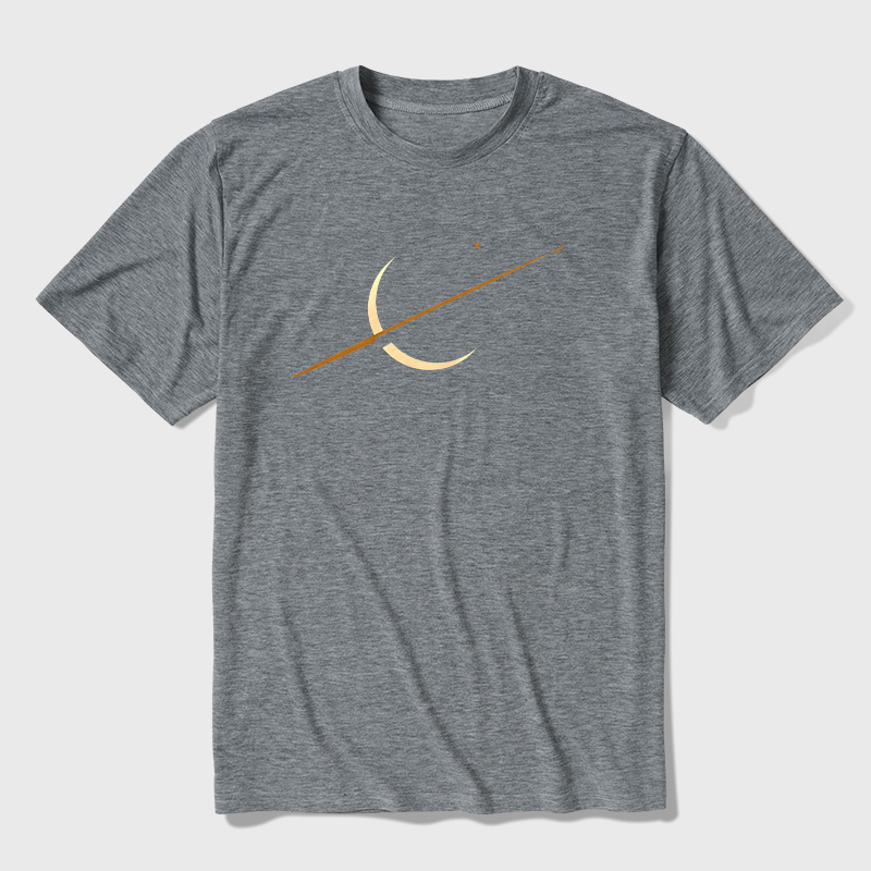 Minimal Cosmic Rocket Ultra Soft Heather Tees