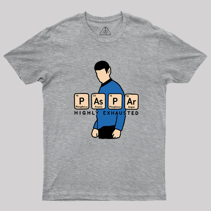 Exhausted Spock Geek T-Shirt