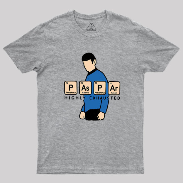 Exhausted Spock Geek T-Shirt