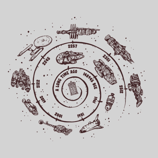 Timeline Vintage Geek T-Shirt