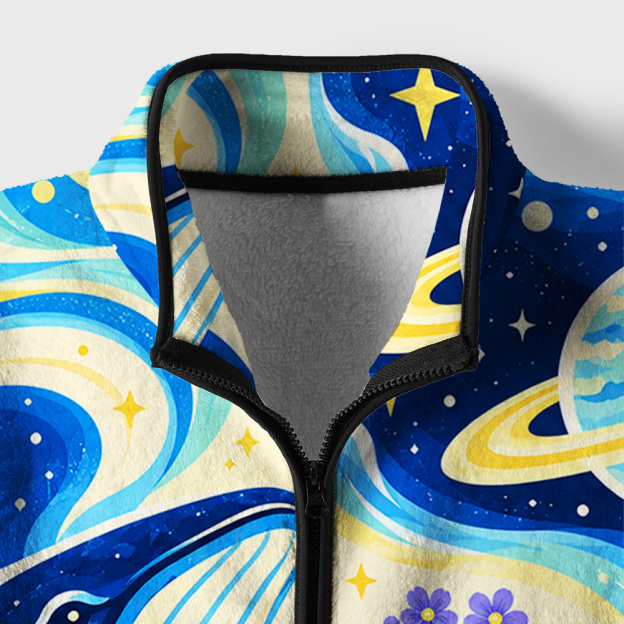 Ultimate Answer To The Universe Art Geek Polar Fleece Full-Zip Jacket