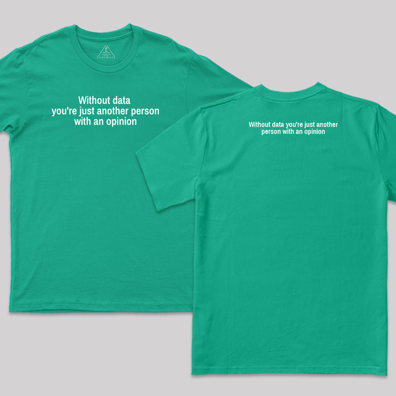 Another Person Without Data Front and Back Printed T-Shirt