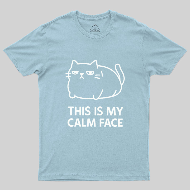 This Is My Calm Face Geek T-Shirt
