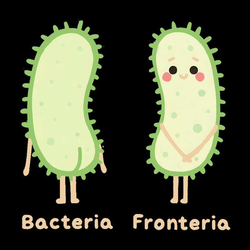 Bacteria- fronteria Geek T-Shirt