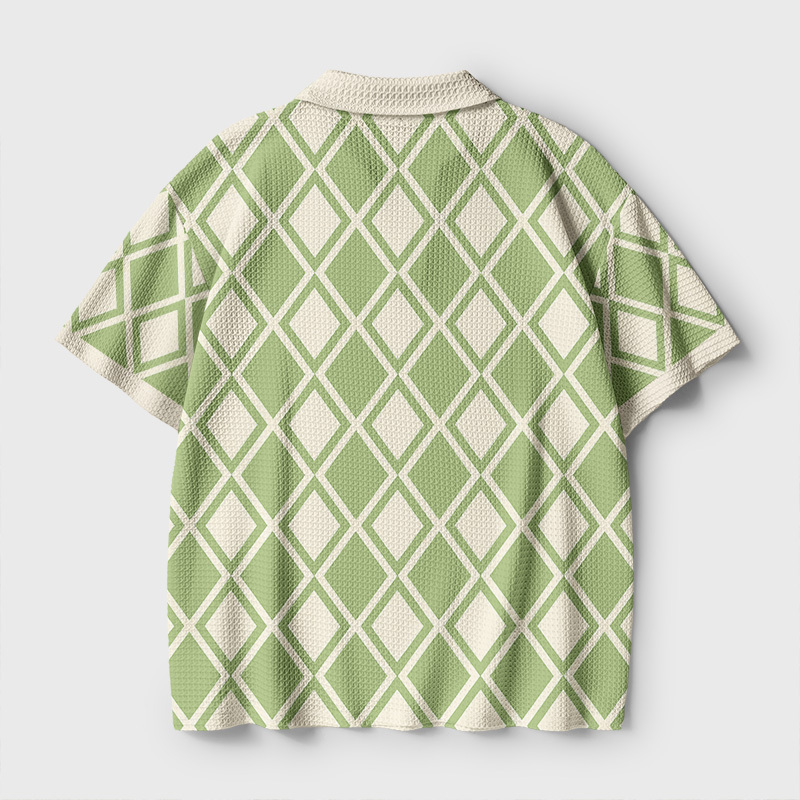 Avocato Cat Avocado Geek Crochet Polo Shirt