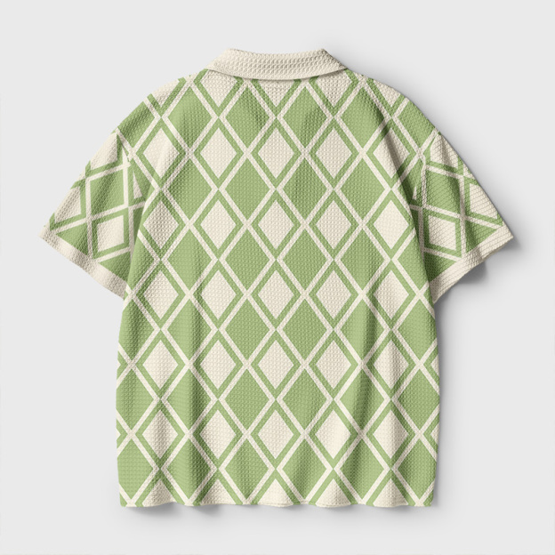 Avocato Cat Avocado Geek Crochet Polo Shirt