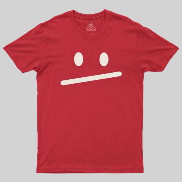 Meh Face Geek T-Shirt