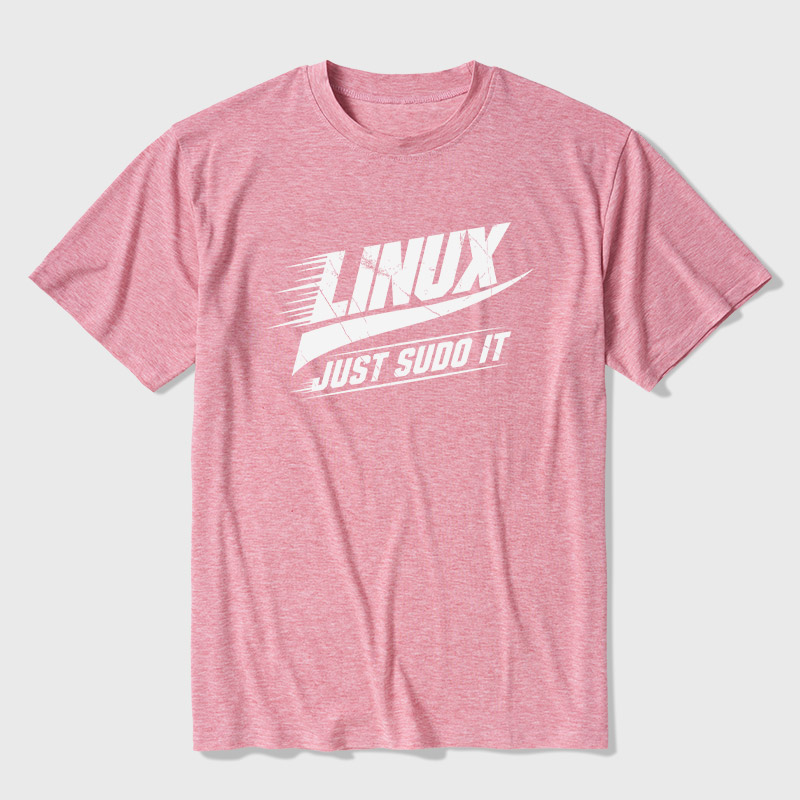 Linux Just Sudo It Ultra Soft Heather Tee
