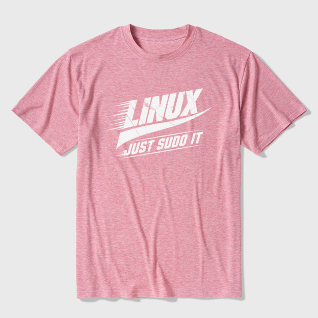 Linux Just Sudo It Ultra Soft Heather Tee