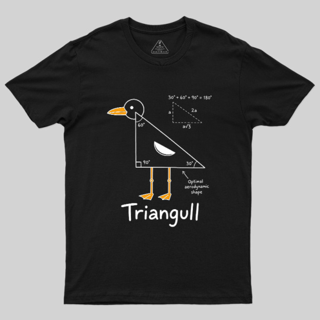 Triangull Geometry Seagull Geek T-Shirt