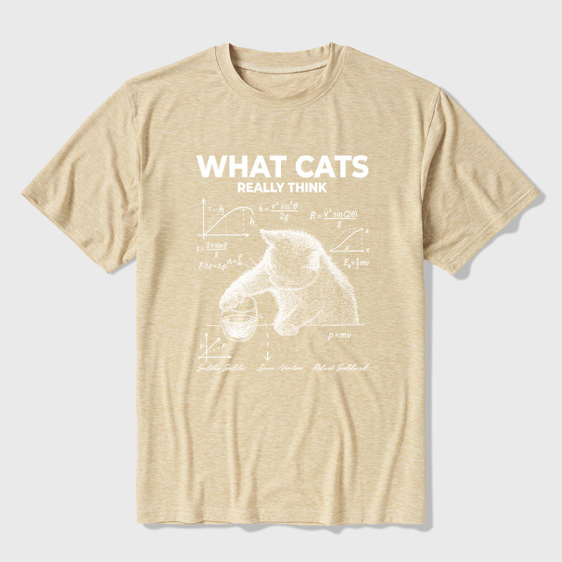 What Cats Really Think Ultra Soft Heather Tee