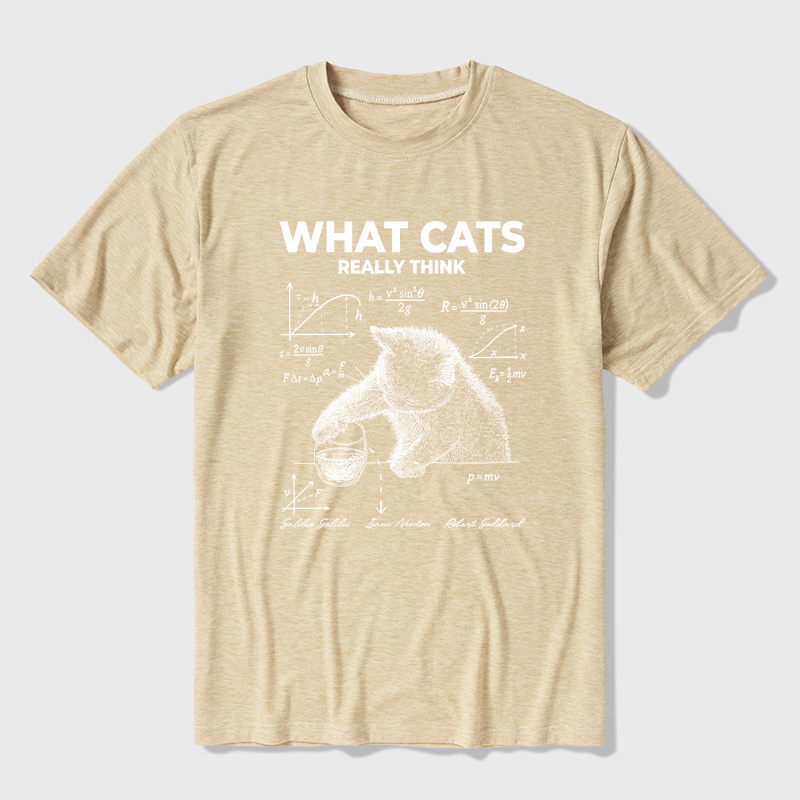 What Cats Really Think Ultra Soft Heather Tee