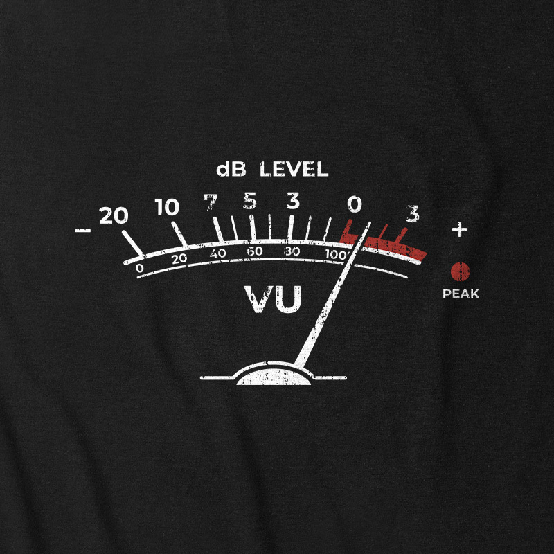 Volume VU Meter Vintage Ultra Soft Heather Tank