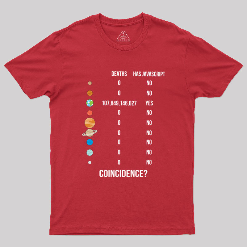 Funny JavaScript Geek T-Shirt