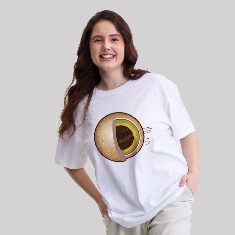 Burger��s Inner Core Geek T-Shirt
