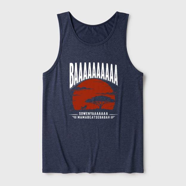 Baaa Sownyaaa Mamabeatsebabah Ultra Soft Heather Tank