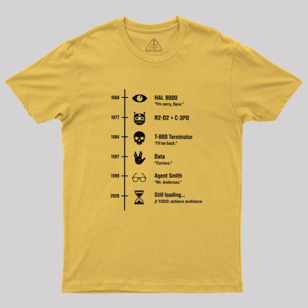 Sci-Fi Timeline Geek T-Shirt