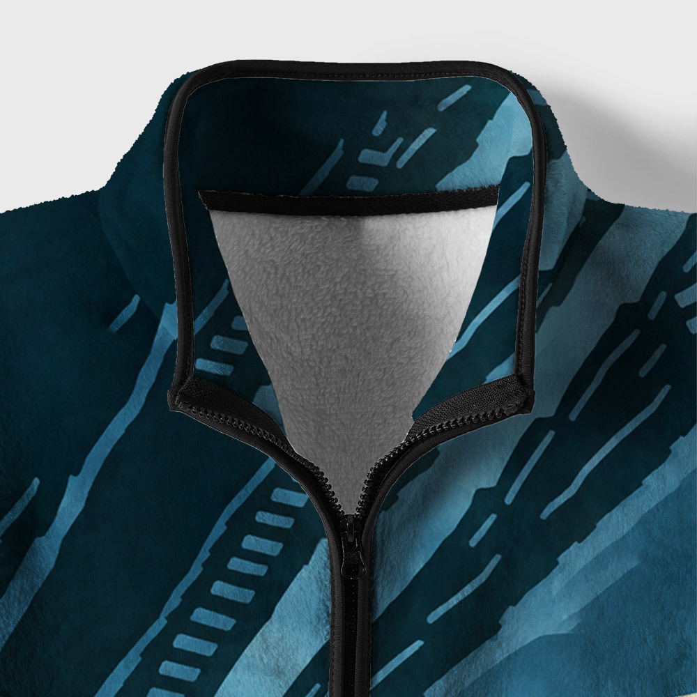 Dark Hatch Geek Polar Fleece Full-Zip Jacket