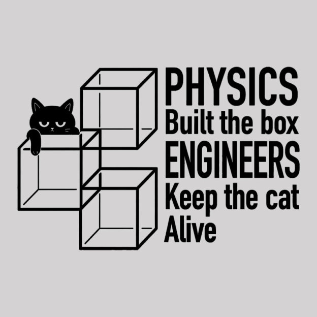 Engineers Keep The Cat Alive Geek T-Shirt
