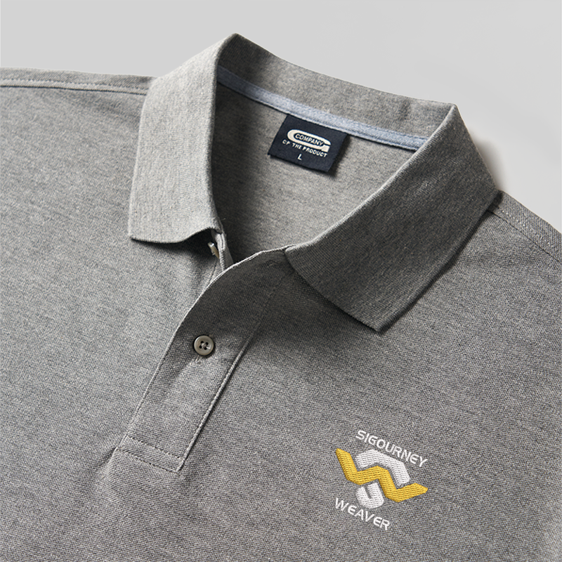 Sigourney Weaver Geek Embroidered Polo Shirt