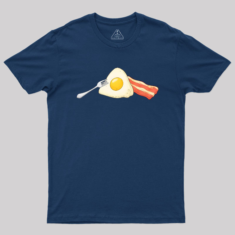 Dark Side of Breakfast Geek T-Shirt