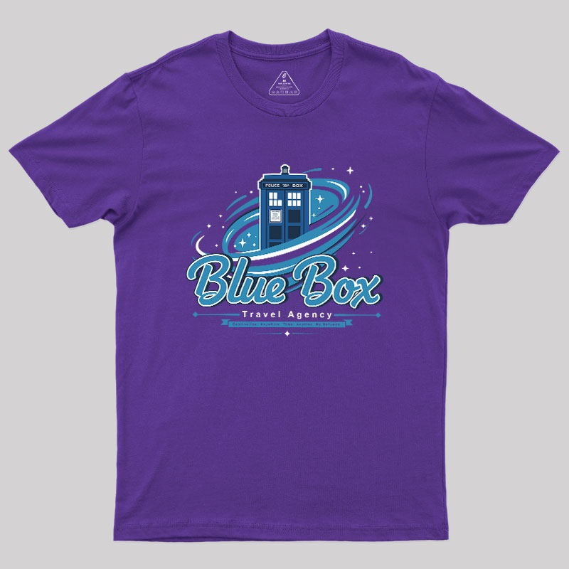 Blue Box Travel Agency Geek T-Shirt