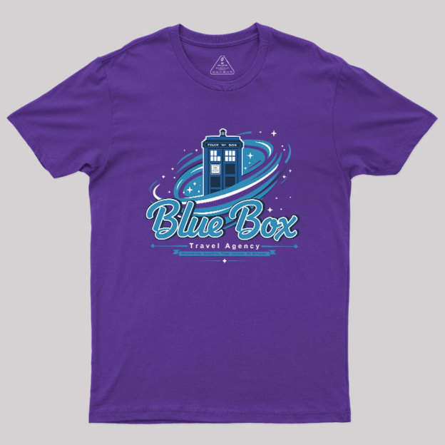 Blue Box Travel Agency Geek T-Shirt