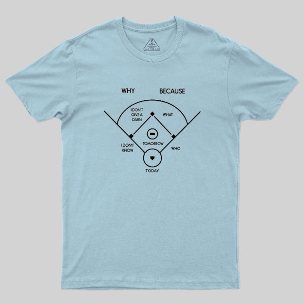 Who Is on First Geek T-Shirt