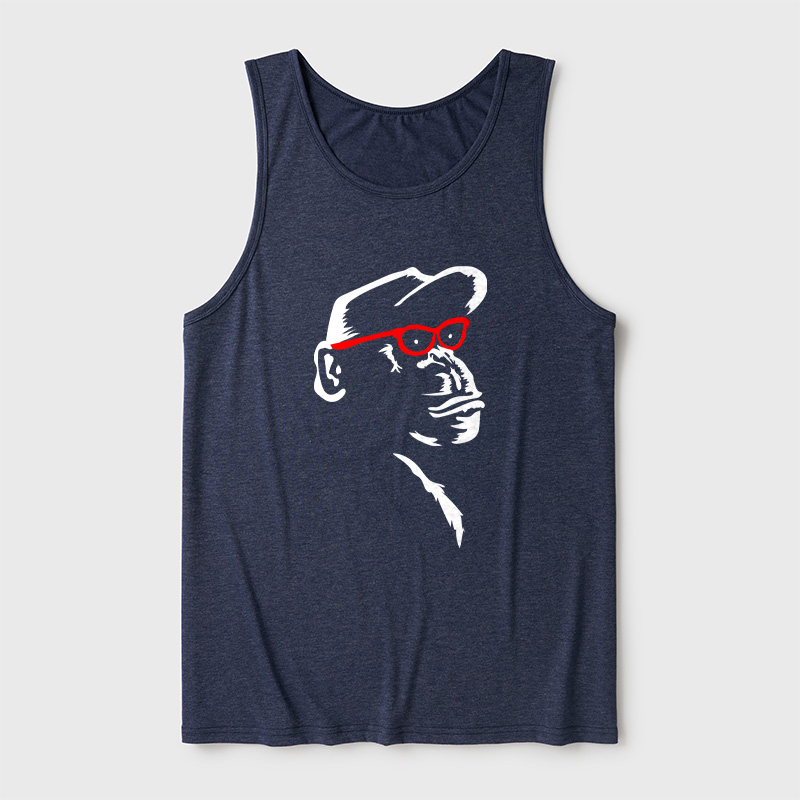 Monkey With Red Ultra Soft Heather Tank