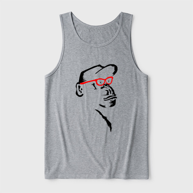 Monkey With Red Ultra Soft Heather Tank