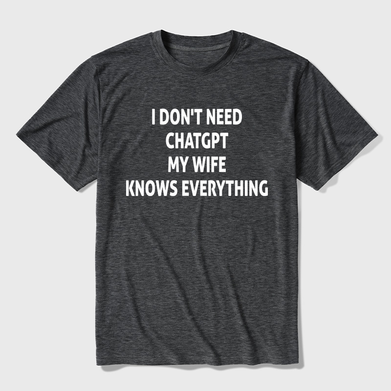 Offline GPT My Wife 1.0 Ultra Soft Heather Tee