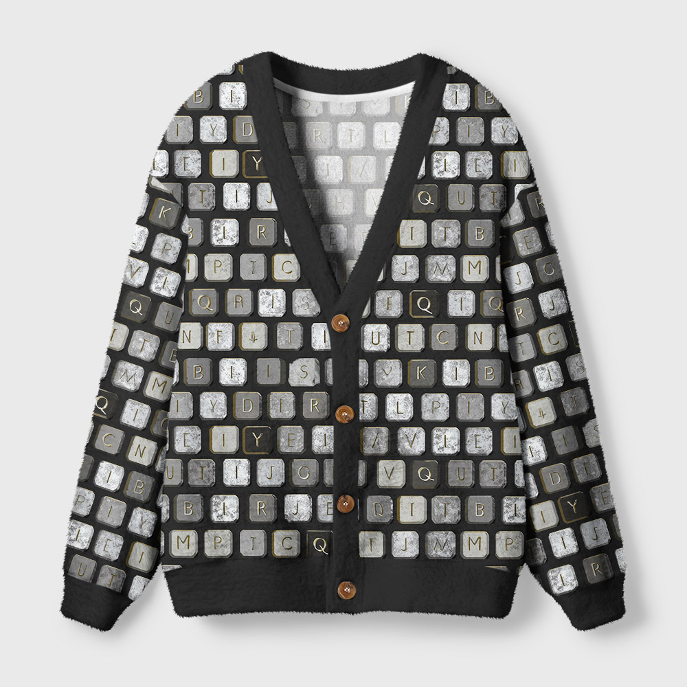 Keyed In Geek Ugly Cardigan Sweaters