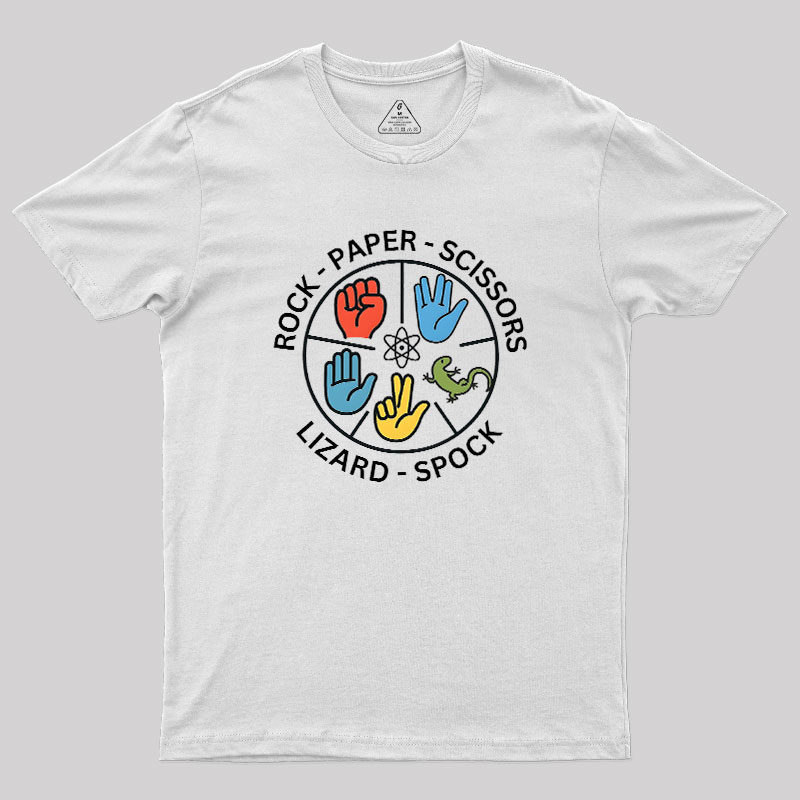 Rock Paper Scissors Geek T-Shirt