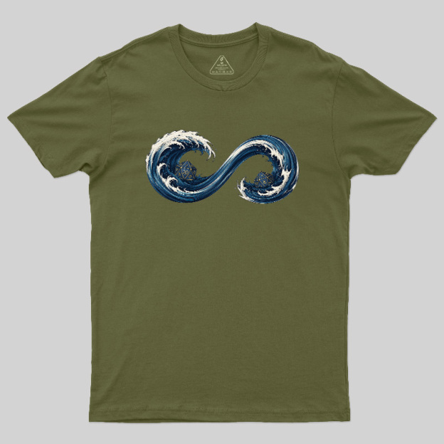 Endless TTRPG Ocean Dice Geek T-Shirt